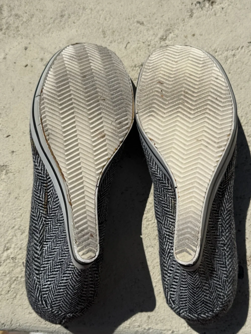 Steve Madden herringbone wedges - Size 10
